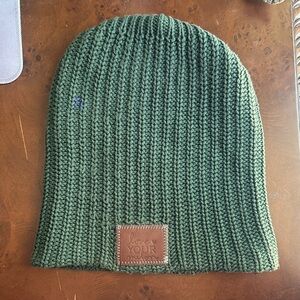 Love Your Melon- Forest Green Knit Beanie